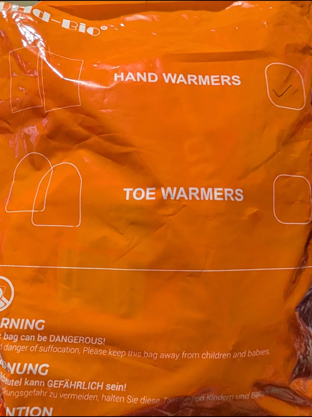 Disposable Instant Hand Warmers - Yellow (40 Pack)